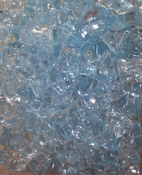 Набір з 140 акрилових підвісок - камінців у пластиковій коробці, асорті HZ36-TK502