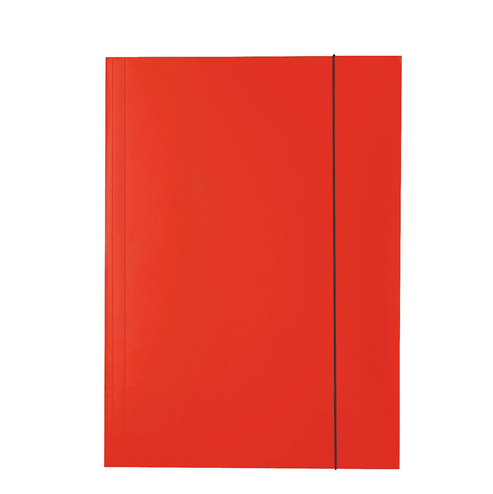 Папка Esselte А4, на гумку, картонна, 210х4х297 мм, колір червоний 13436