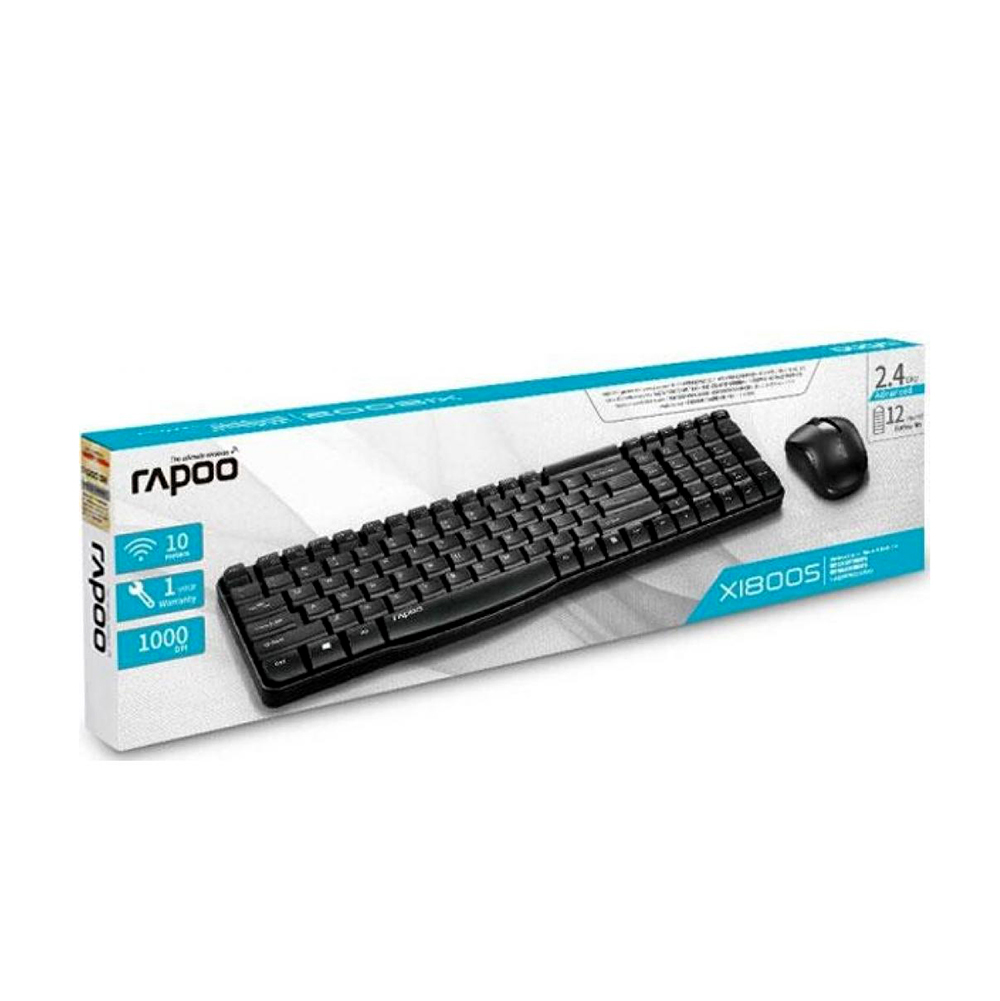 Комплект Клавіатура+Мишка Rapoo USB X1800S