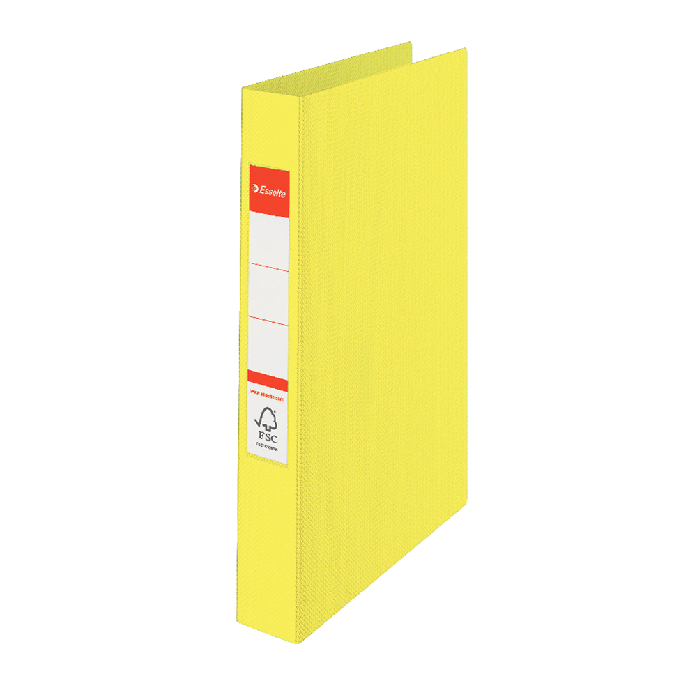 Папка-реєстратор Esselte Colour'ice А4, 2 кільця , 25 мм, колір жовтий 626495