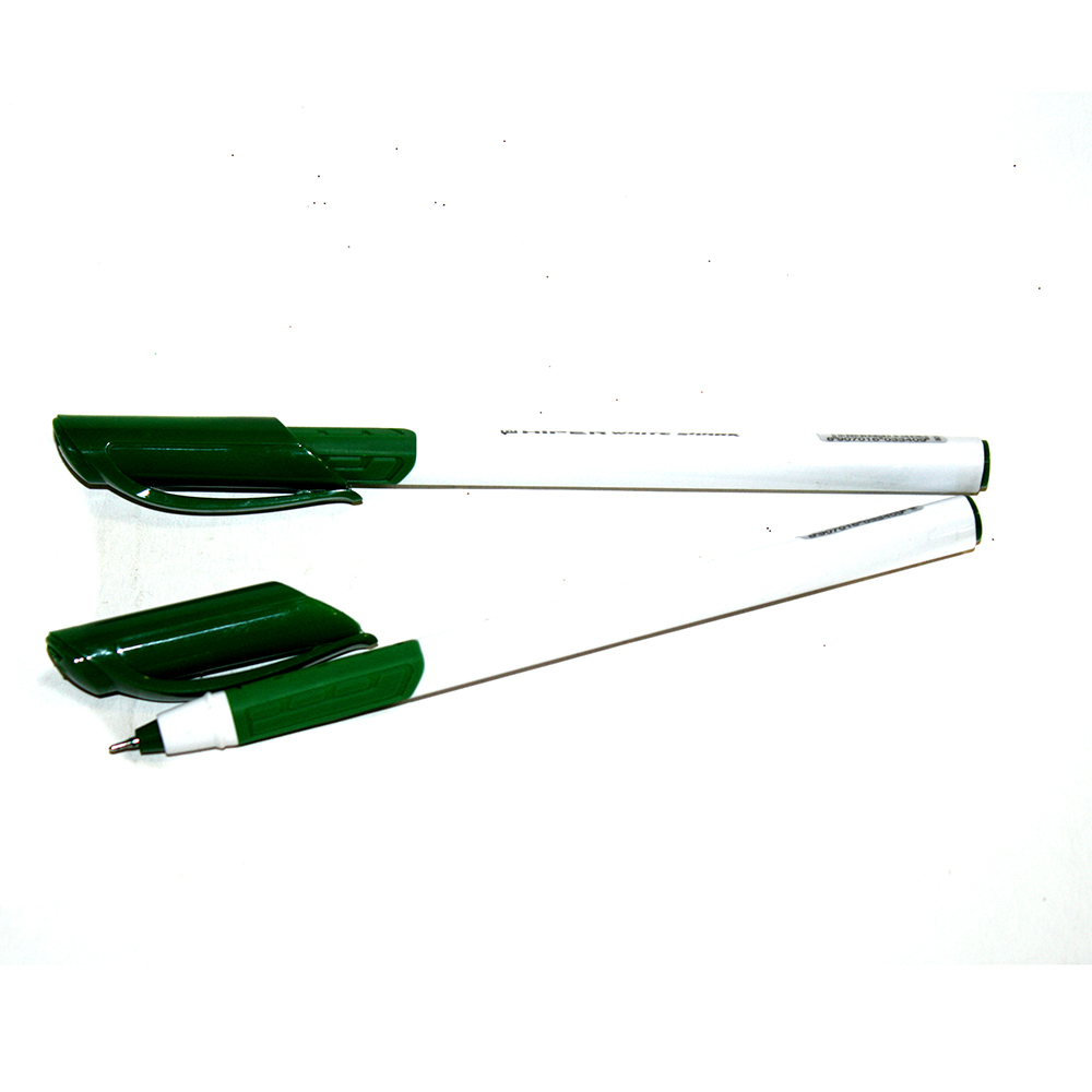 Ручка гелева Hiper White Shark 0,6 мм, тригранний корпус, колір зелений HG-811
