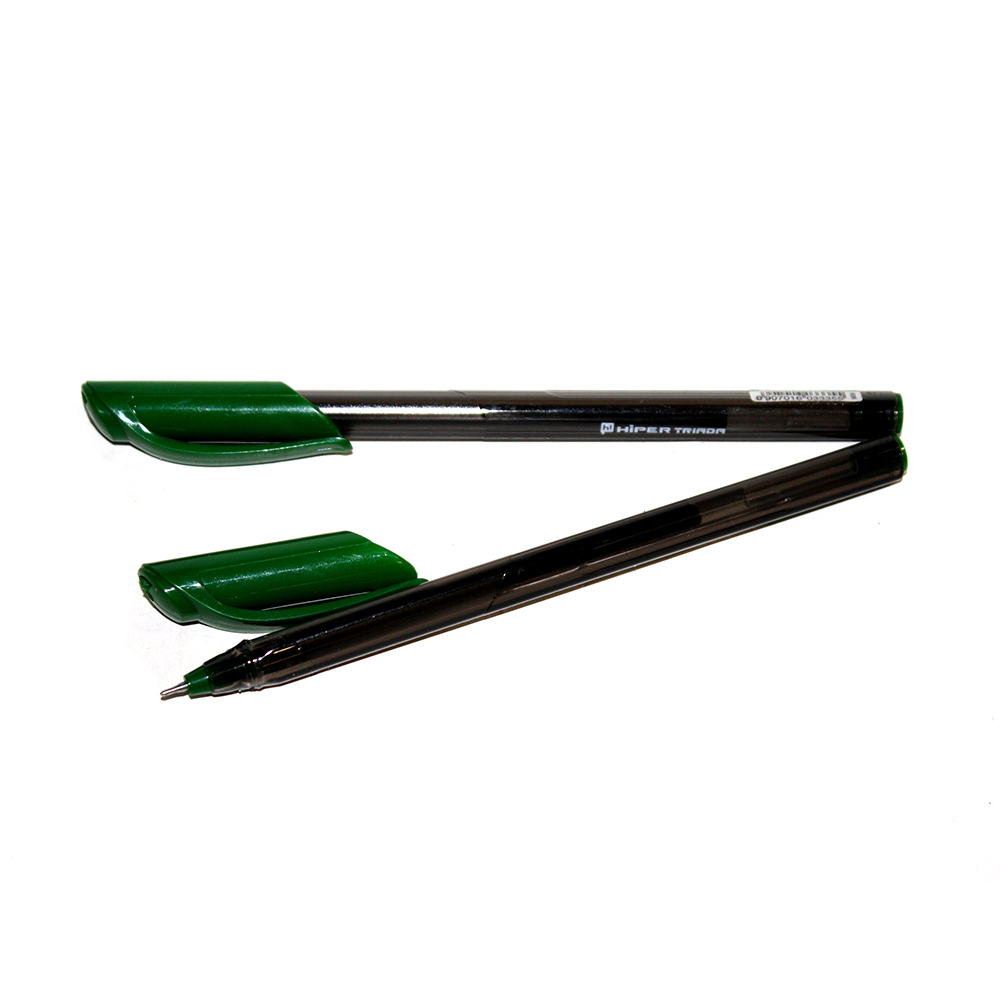 Ручка гелевая Hiper Triada 0,6 мм, трехгранный корпус, цвет зеленый HG-205