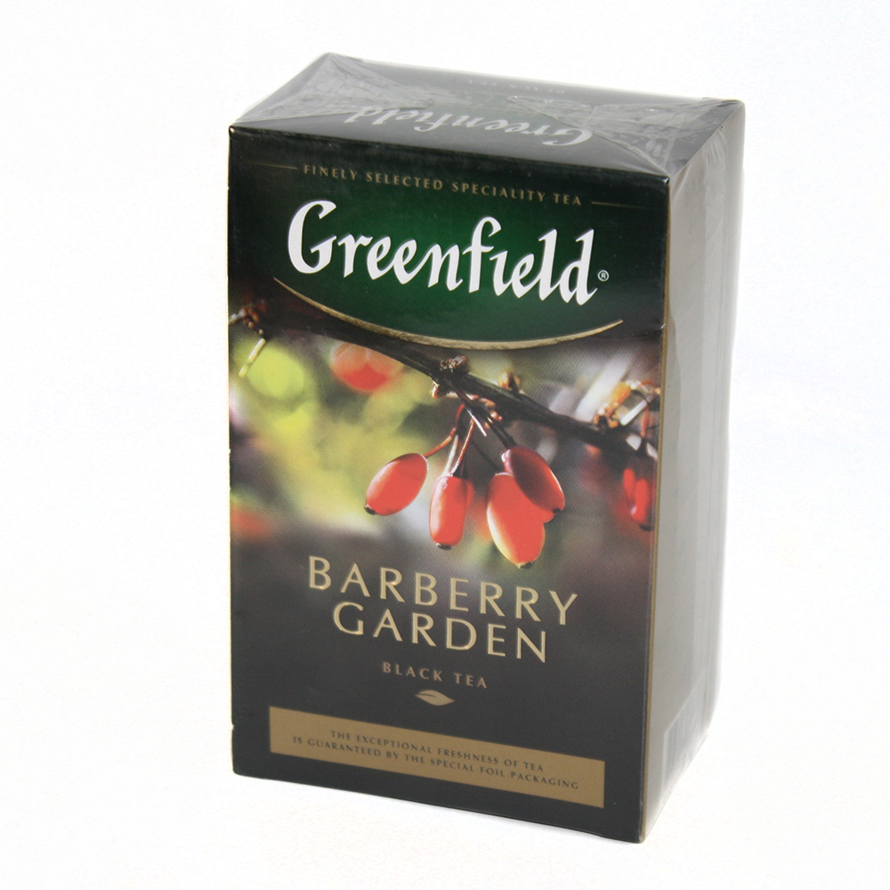 Чай Greenfield Barberry Garden 100 г чорний листовий з ароматом барбарису