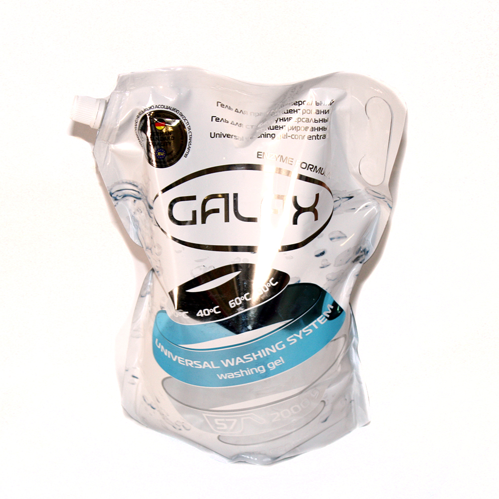 Гель Galax 2 л концентрований для прання універсальний, дойпак