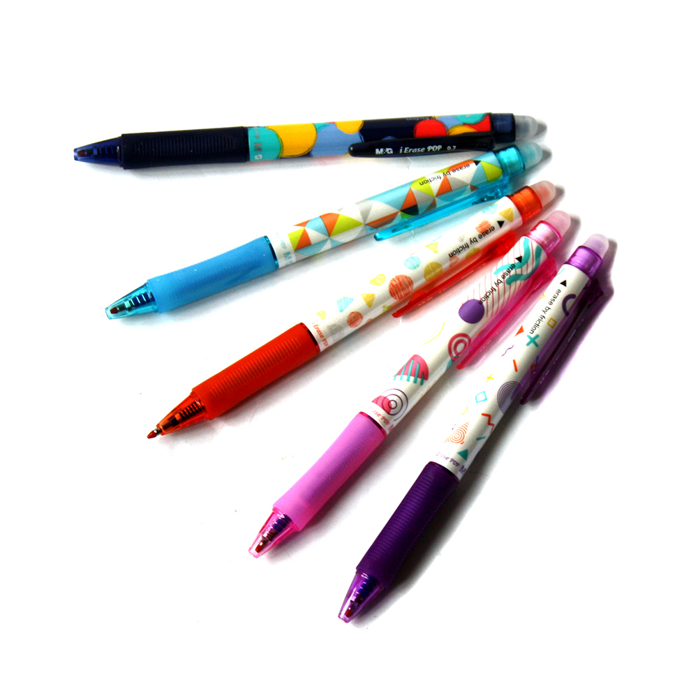 Ручка Пиши - Стирай M&G синя, гелева  Pop "Самостираюча" 0,7 мм AKPH3276-Blue
