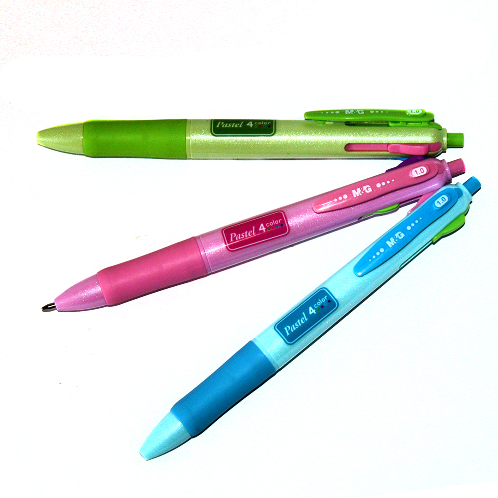 Ручка кулькова автоматична  M&G ,товщина лінії 1,0 мм, 4 кольори ABP803R9