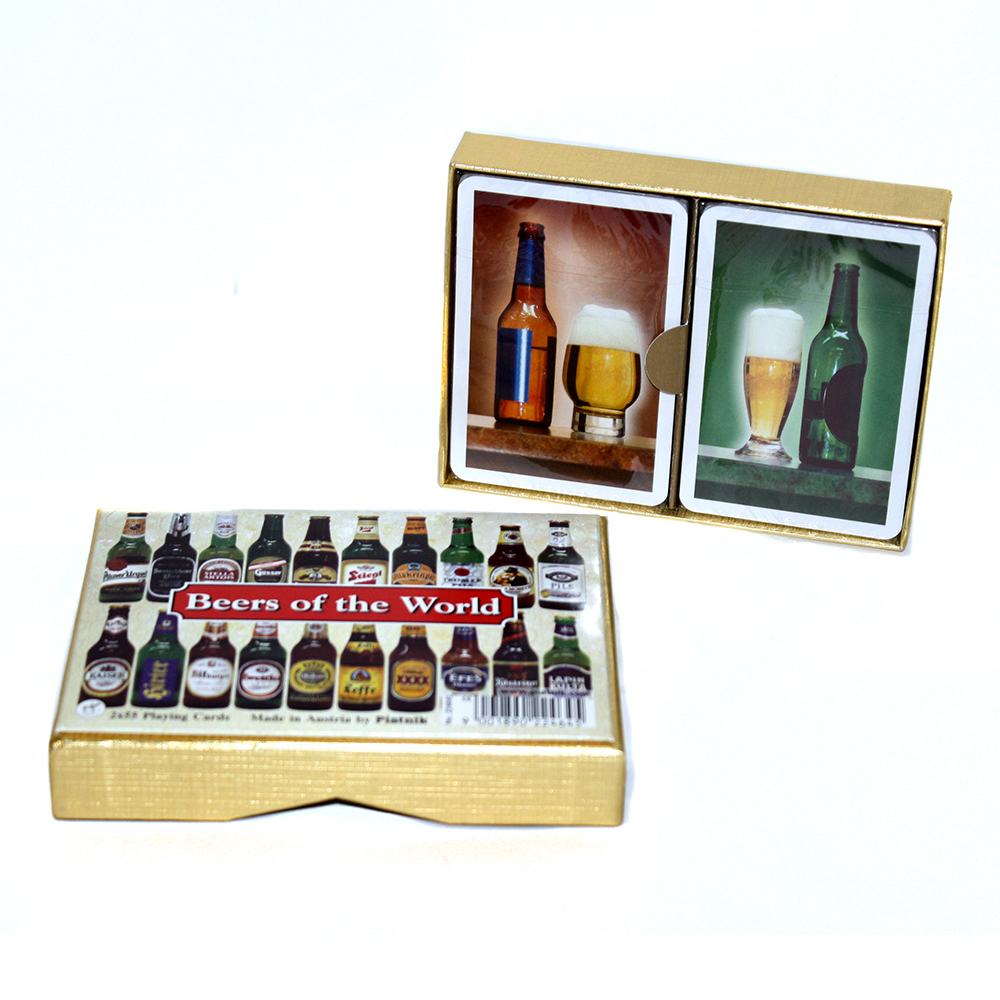 Карти гральні Piatnik Beers of the Word, комплект з 2 колод по 55 карт 2246