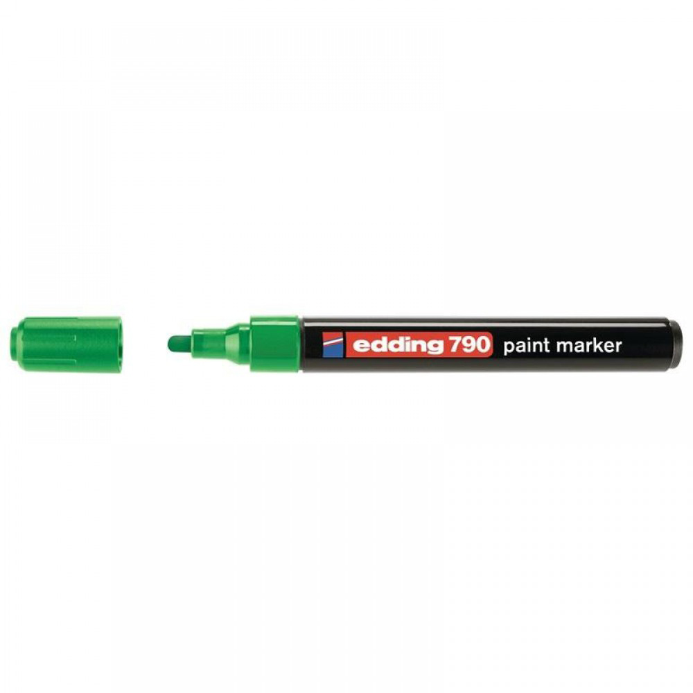 Маркер-лак Edding Paint 2 - 3мм, круглий, колір зелений e-790/04
