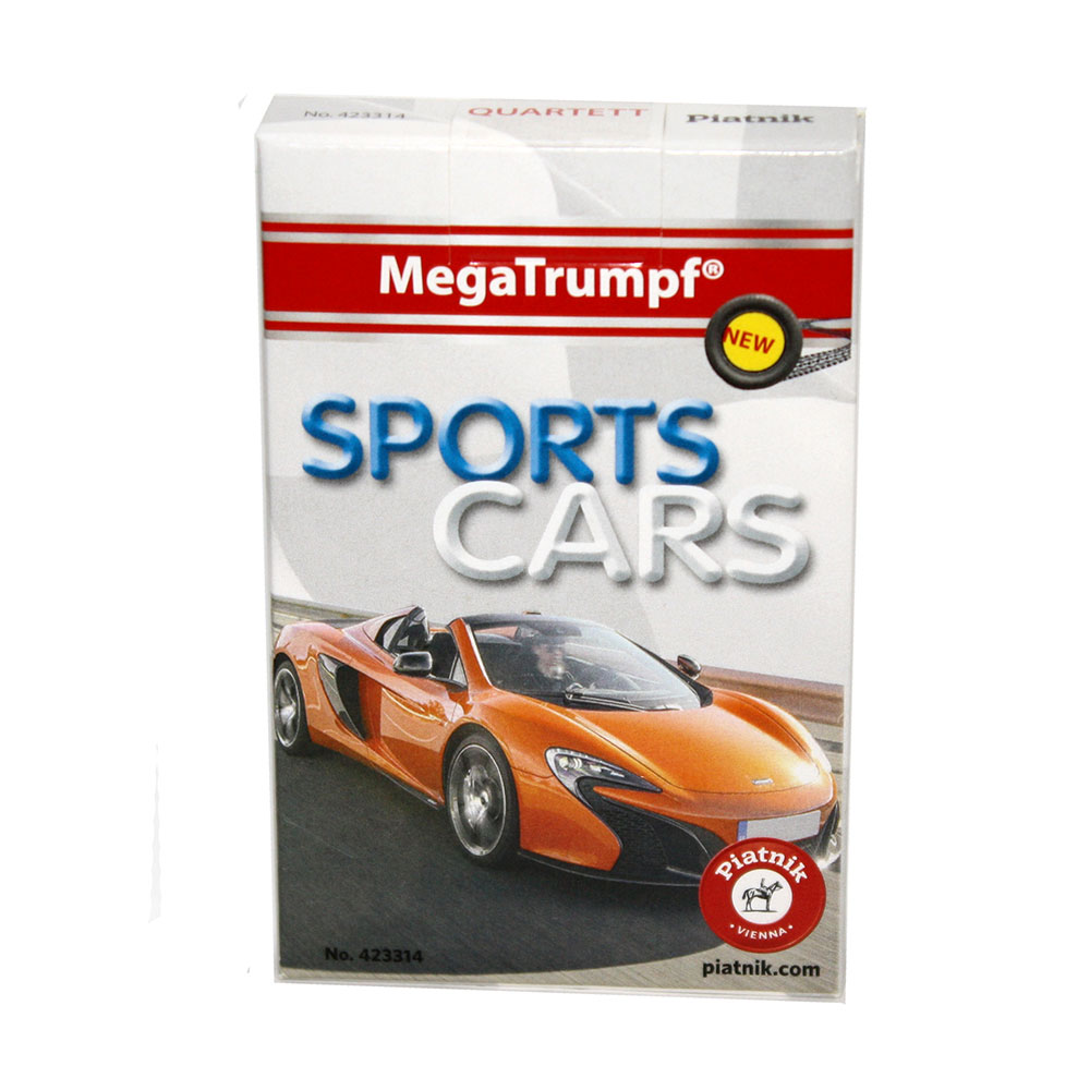 Карткова гра Piatnik Megatrumpf SPORTS CARS, 32 карти 9196/423314