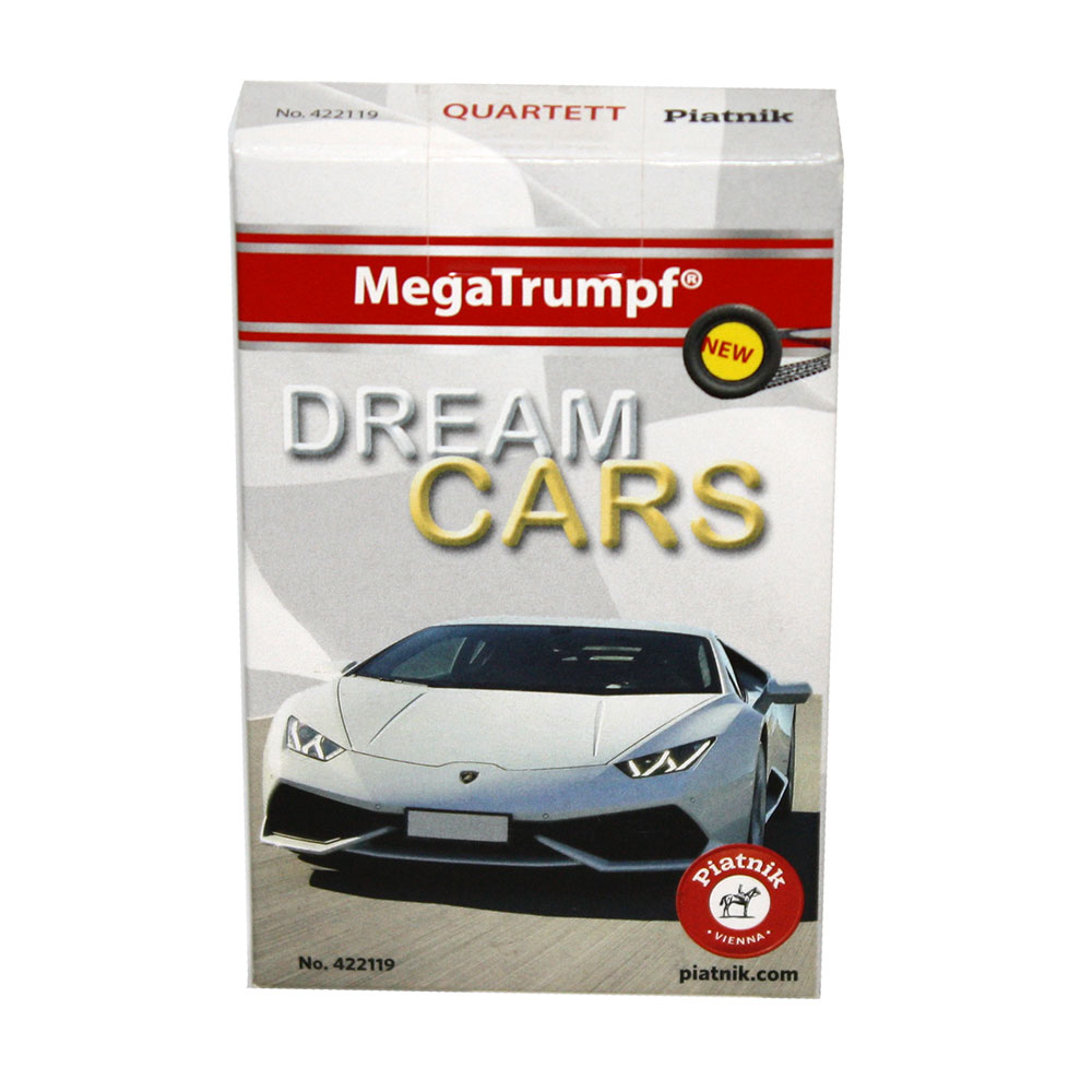 Карткова гра Piatnik Megatrumpf DREAM CARS, 32 карти 9196/422119