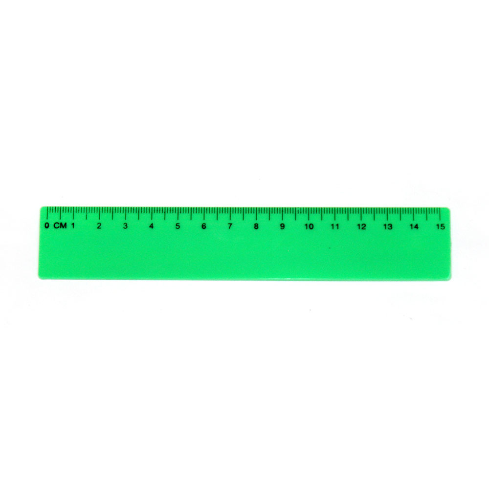 Лінійка Memoris-Precious  кольорова пластикова,15 см, в індивідуальній упаковці MF2038-15