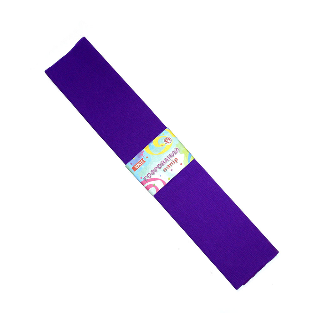 Креп-папір Fantasy 50 х 200 см, 55%, колір фіолетовий , ціна за 1 штуку 80-25/55