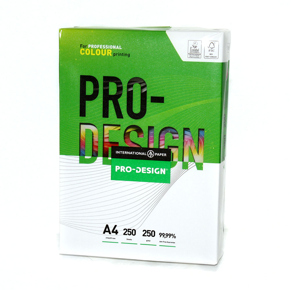 Папір офісний Pro-Design А4 250 г/м2  250 аркушів 16.7325