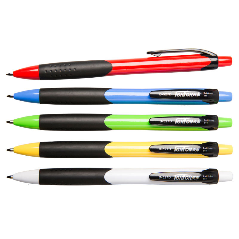 Ручка кулькова Tenfon автоматична 0,7 мм, пластикова, колір синій B-527
