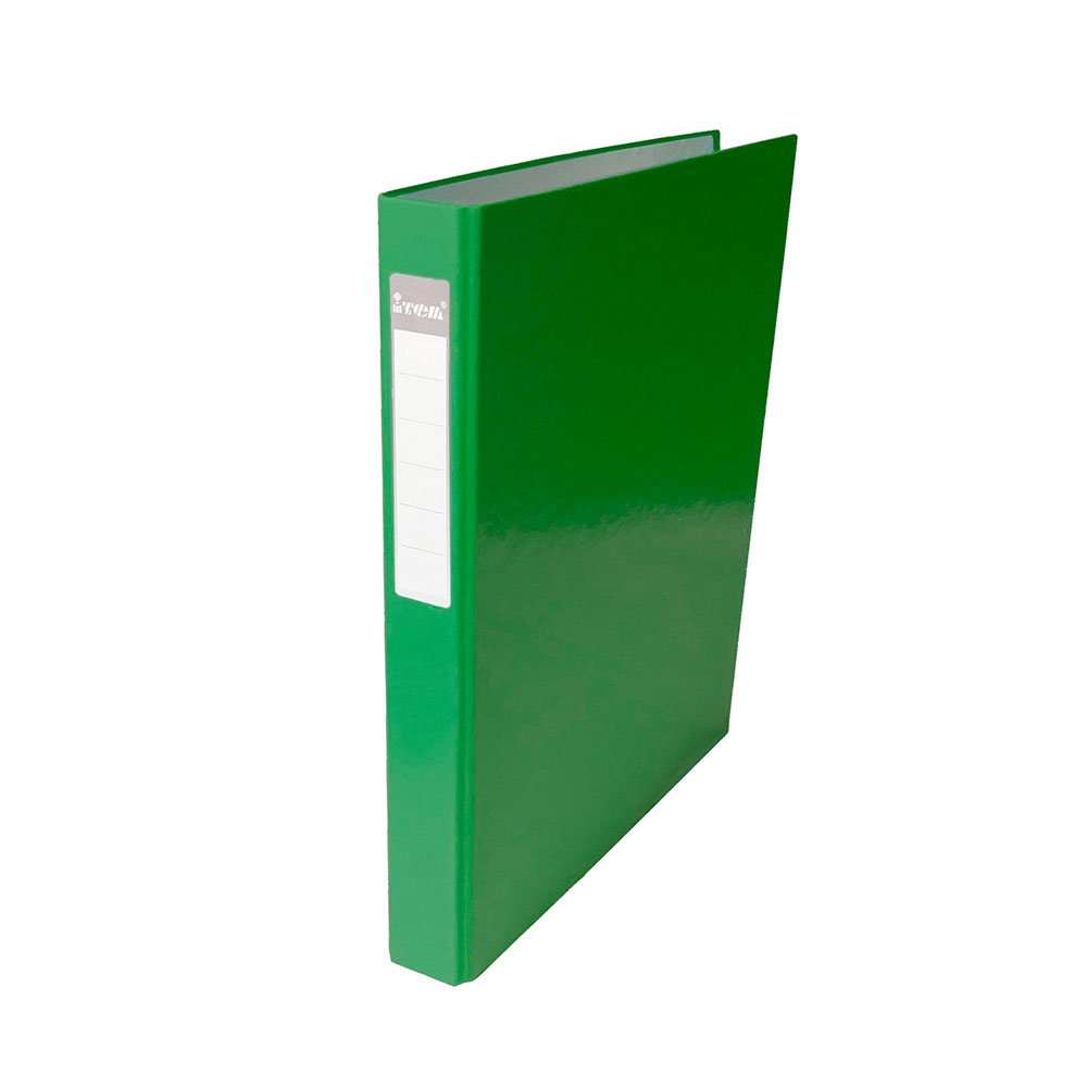 Папка - реєстратор А4 ITEM 40 мм 4 кільця, РР покриття, колір зелений іТЕМ057/06