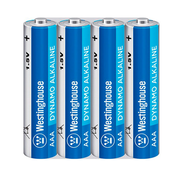 Батарейка Westinghouse Dynamo Alkaline AAA/LR03, 4 штуки, блістер LR03-BP4