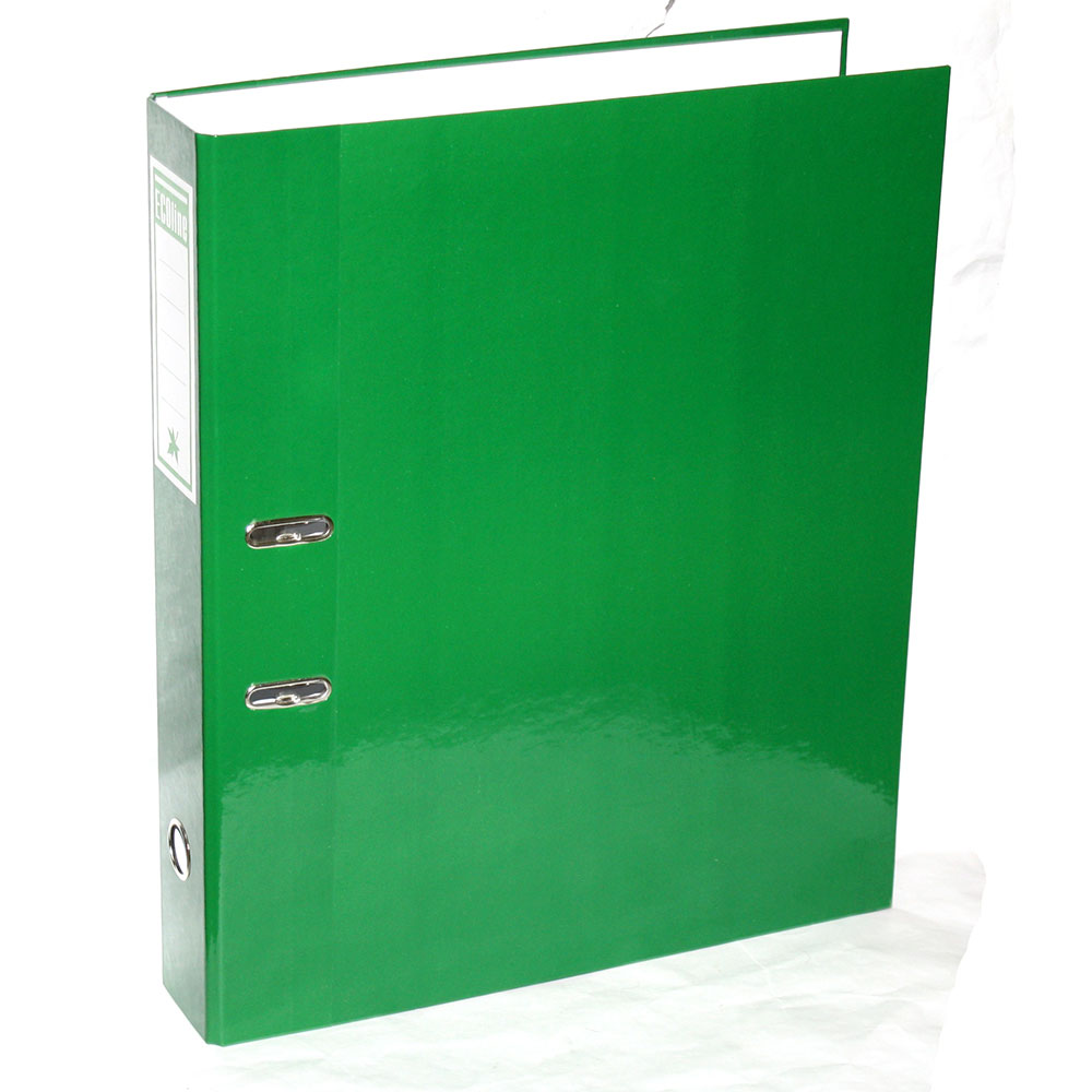 Папка - реєстратор А3 ITEM 70 мм вертикальна, ламінована, зелена іТЕМ025/06