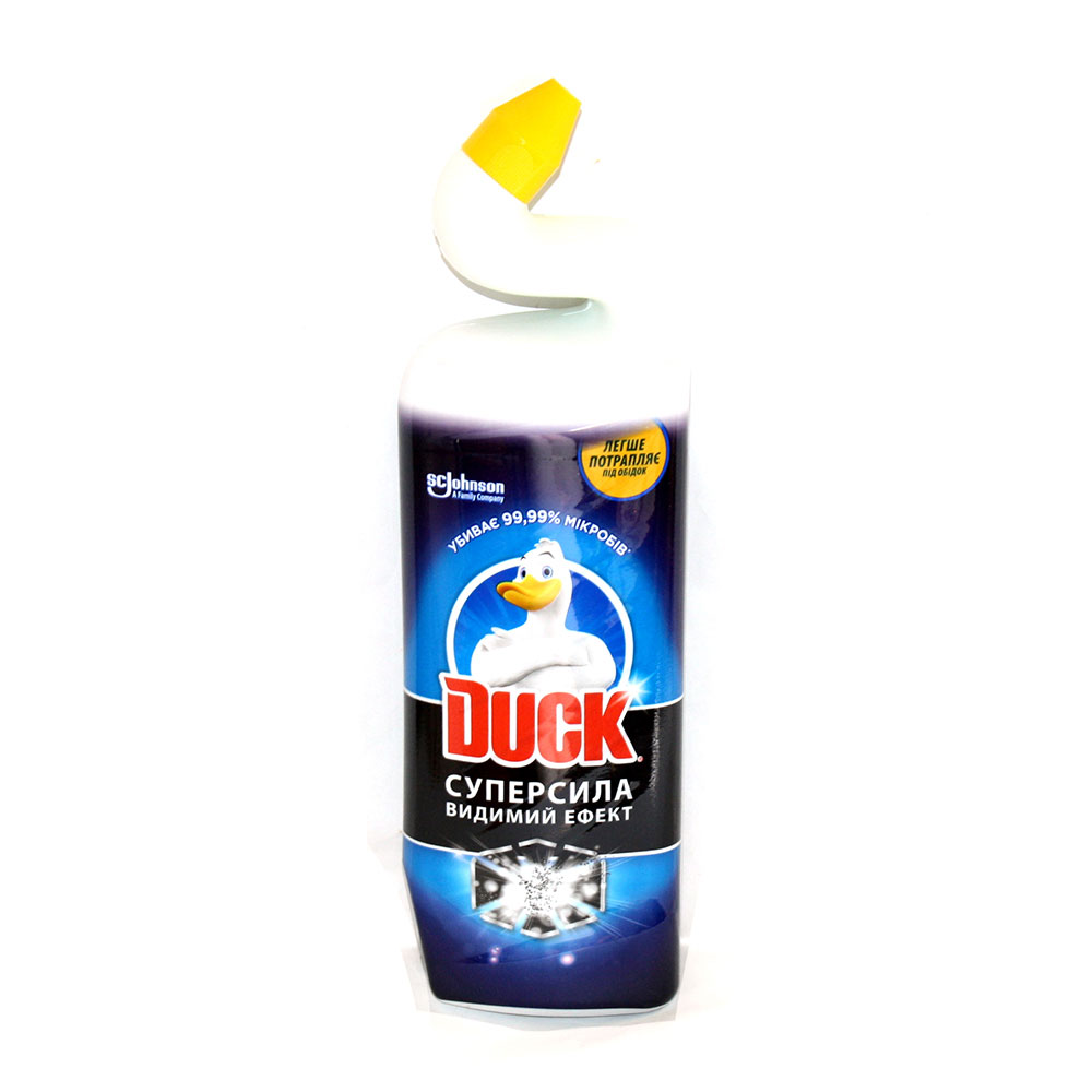 Засіб для миття унітазу Duck  5 в 1, 900 мл 640544,640545