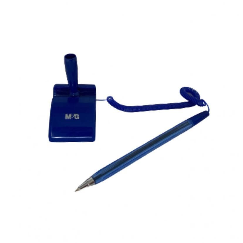 Ручка кулькова M&G на підставці, товщина лінії 0,7 мм , колір синій ABP64873-Blue