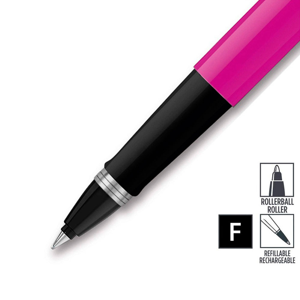 Ручка Parker, Паркер Jotter Plastic Pink, ролер, блістер 15 526