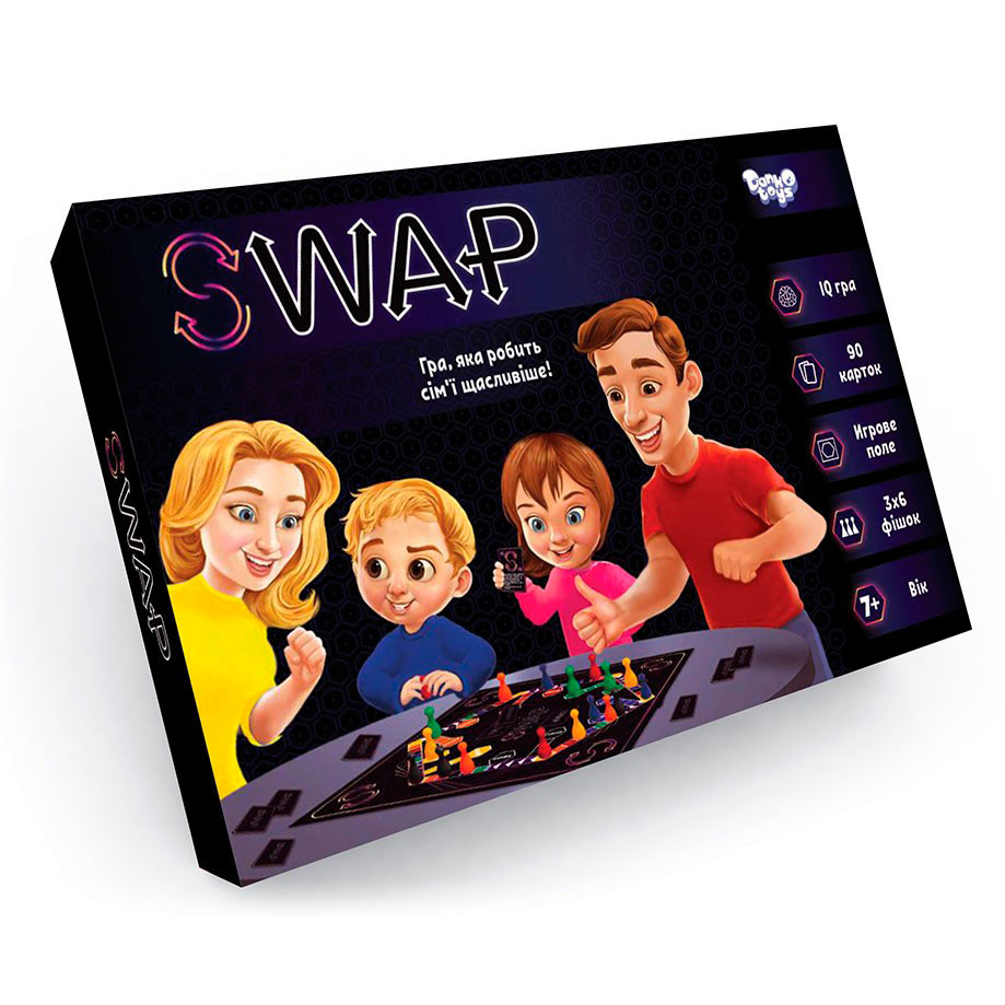 Гра Danko Toys настільна розважальна "Swap", 6+ G-Swap-01-01U