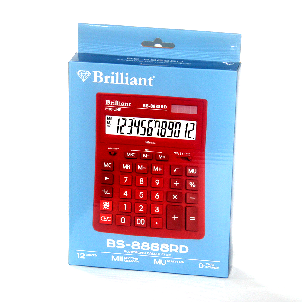 Калькулятор Brilliant BS-8888DRD 9785