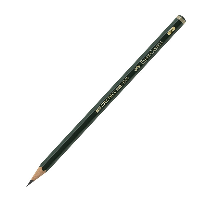Олівець Faber-Castell чорнографітний Castell 9000 3B 119003