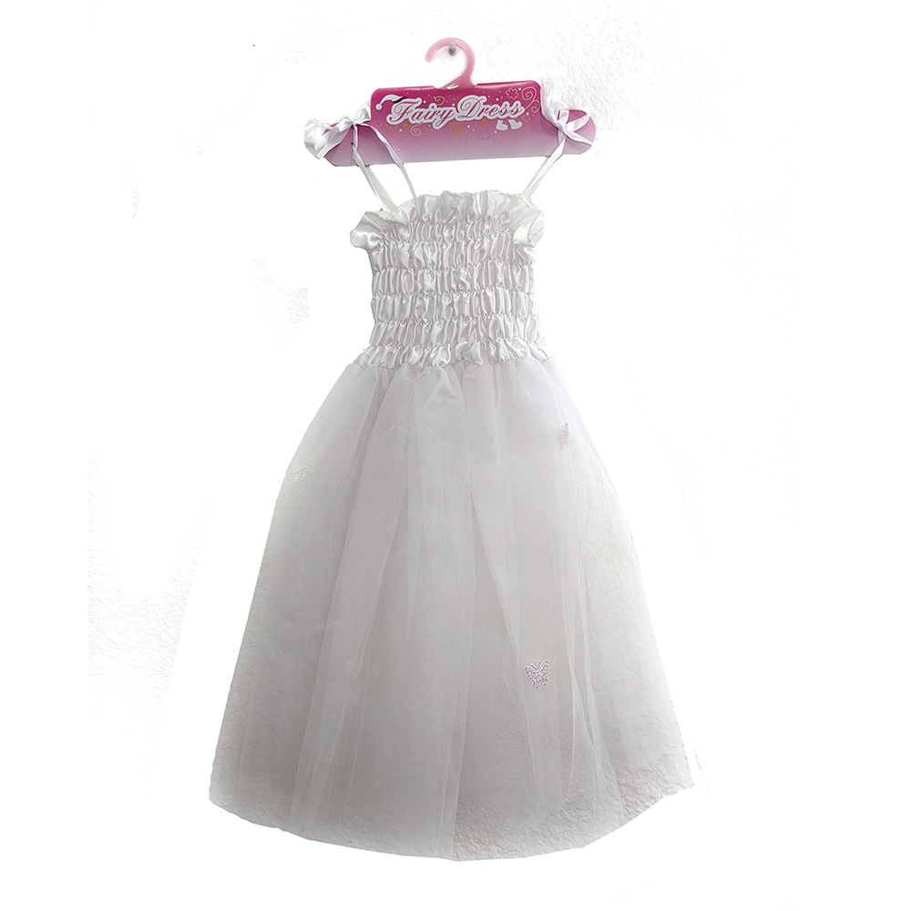 Карнавальна сукня дитяча на брительках, колір білий JAP1044