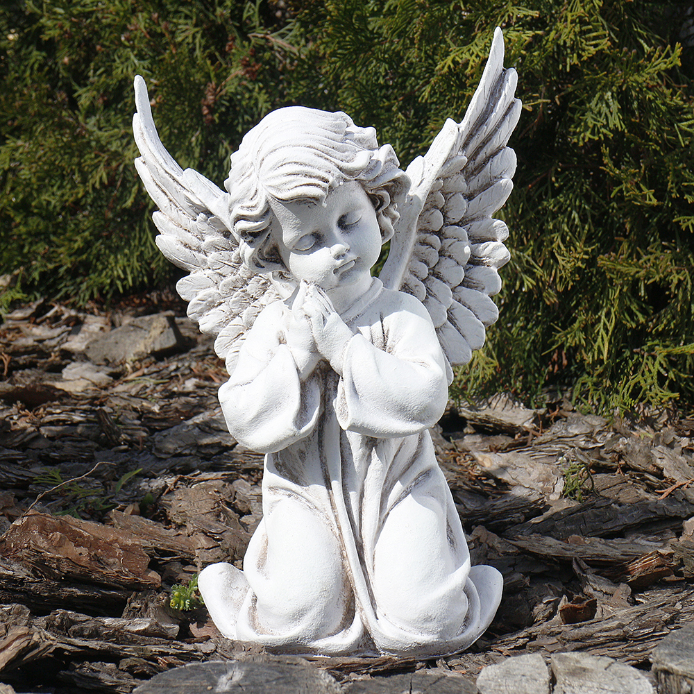 Фігура Ангел, що молиться, світиться в темряві, h=30 см СП501-4 св