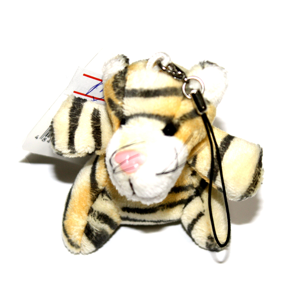 М'яка іграшка - брелок тигр 6 см LEO06-614ABCDEF