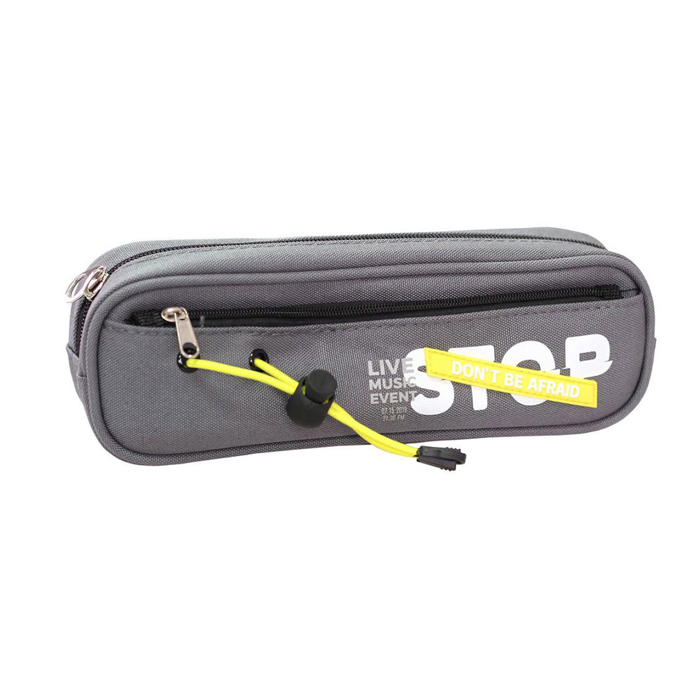 Пенал - гаманець Safari з кишенею, 23 х 5 х 7,5 см, PL, колір асорті 22701S