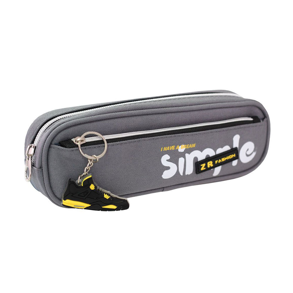 Пенал - гаманець Safari з кишенею, 23 х 5 х 7,5 см, PL, колір асорті 22709S