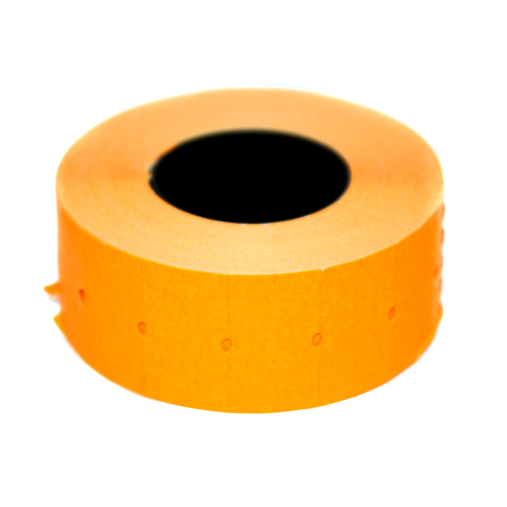 Етикет - стрічка Printex 21 мм х 12 м, помаранчева, прямокутна, 1000 штук 5861