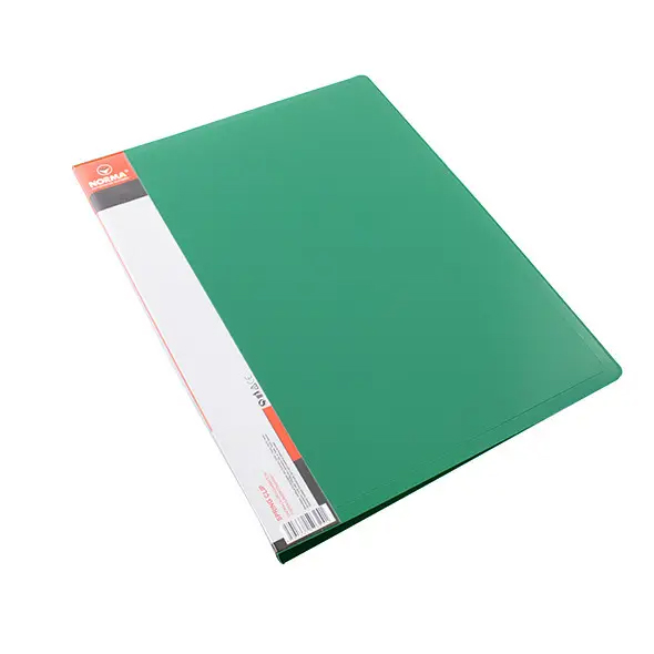 Папка-швидкозшивач Norma 5032-04 А4, 2 см, 700 мкн, РР з внутрішньою кишенею, зелена 03040244