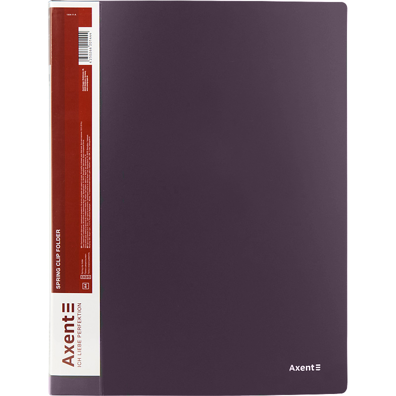 Папка- швидкозшивач Axent А4 з металевими вусами, пластикова, колір сливовий 1304-11-A