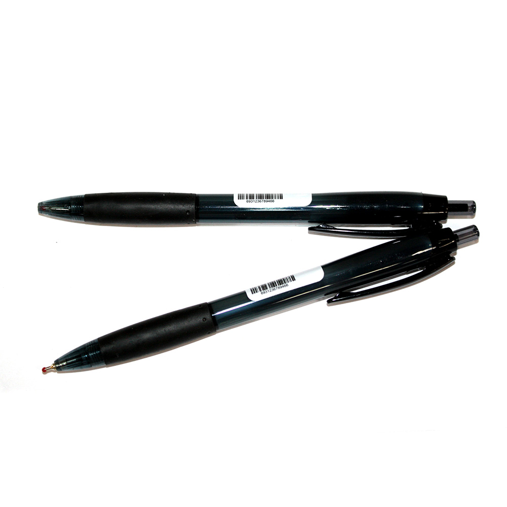 Ручка масляна TENFON автоматична, 0,7 мм, колір стрижня чорний OG-5031 Black