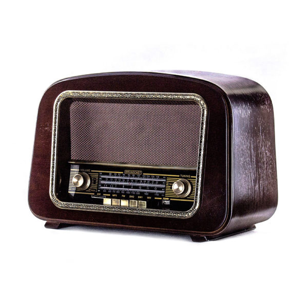 Сувенір Гранд Презент Програвач та радіоприймач у стилі 20 століття, колір горіх GP050A