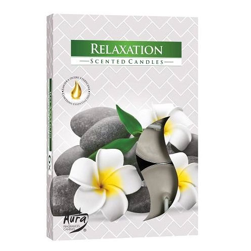 Свічка таблетка Bispol ароматична Relaxation, 6 штук в упаковці P15-333