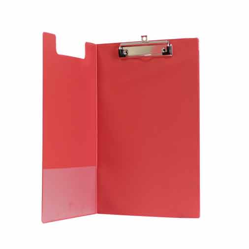 Папка - планшет А4 4Office 4-258-01, з металевим кліпом, PVC, колір червоний 03110411