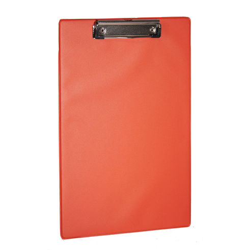 Паншет А4 4Office 4-257-01 з металевим кліпом, PVC, колір червоний 03110401
