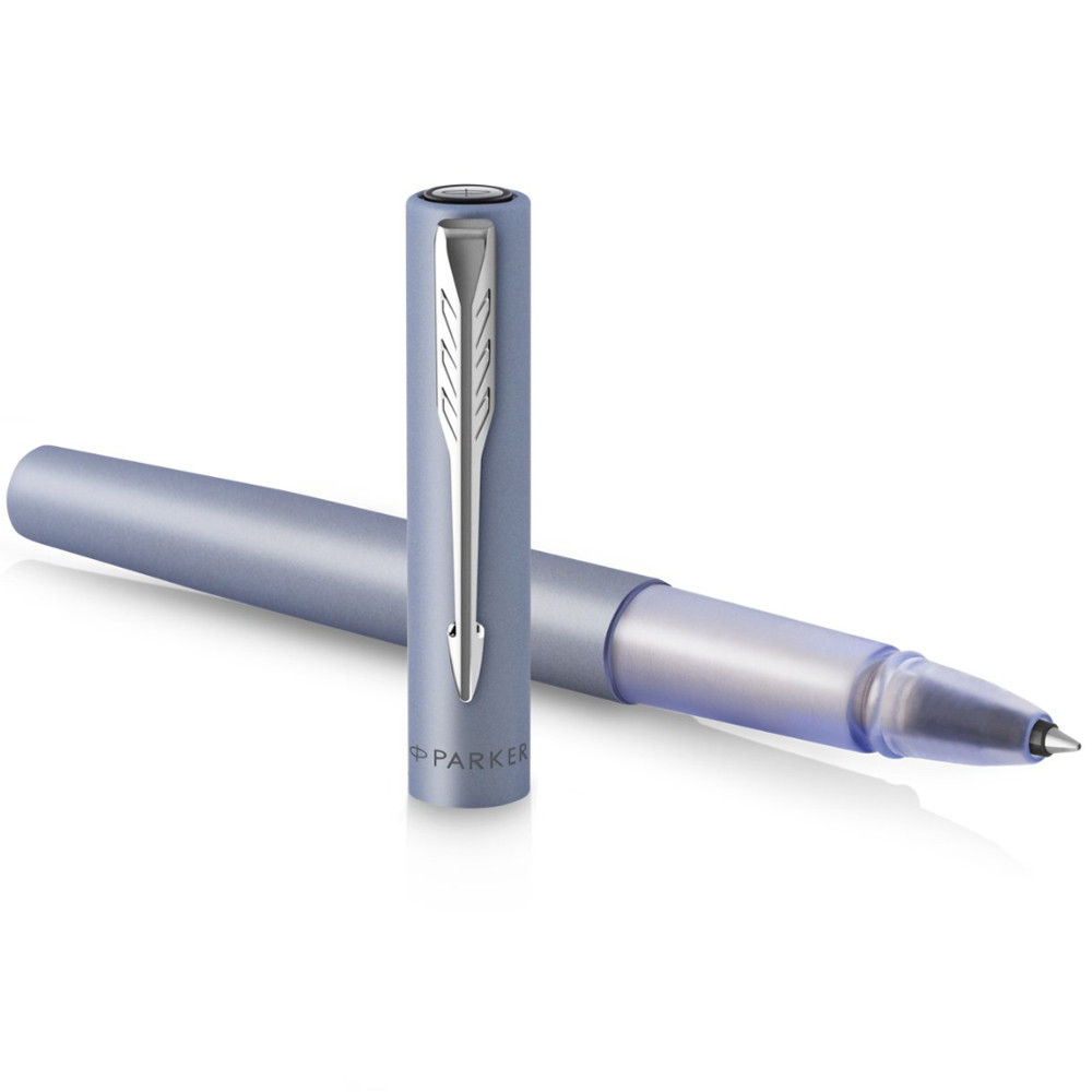 Ручка Parker, Паркер Vector XL Metallic Silver Blue, ролер 06 122